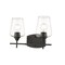 Z-Lite Joliet 2 Light Vanity, Matte Black & Clear 473-2V-MB - alternate 6